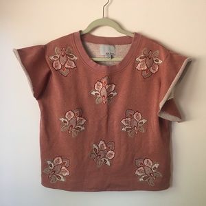 Chloe Oliver embroidered top